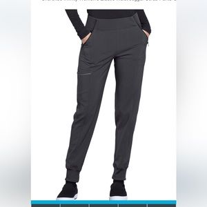 Cherokee Infinity Women's Elastic Waist Jogger Scrub Pants-CK110A xxsmall pewter